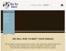 Tablet Screenshot of blueboybakerywi.com